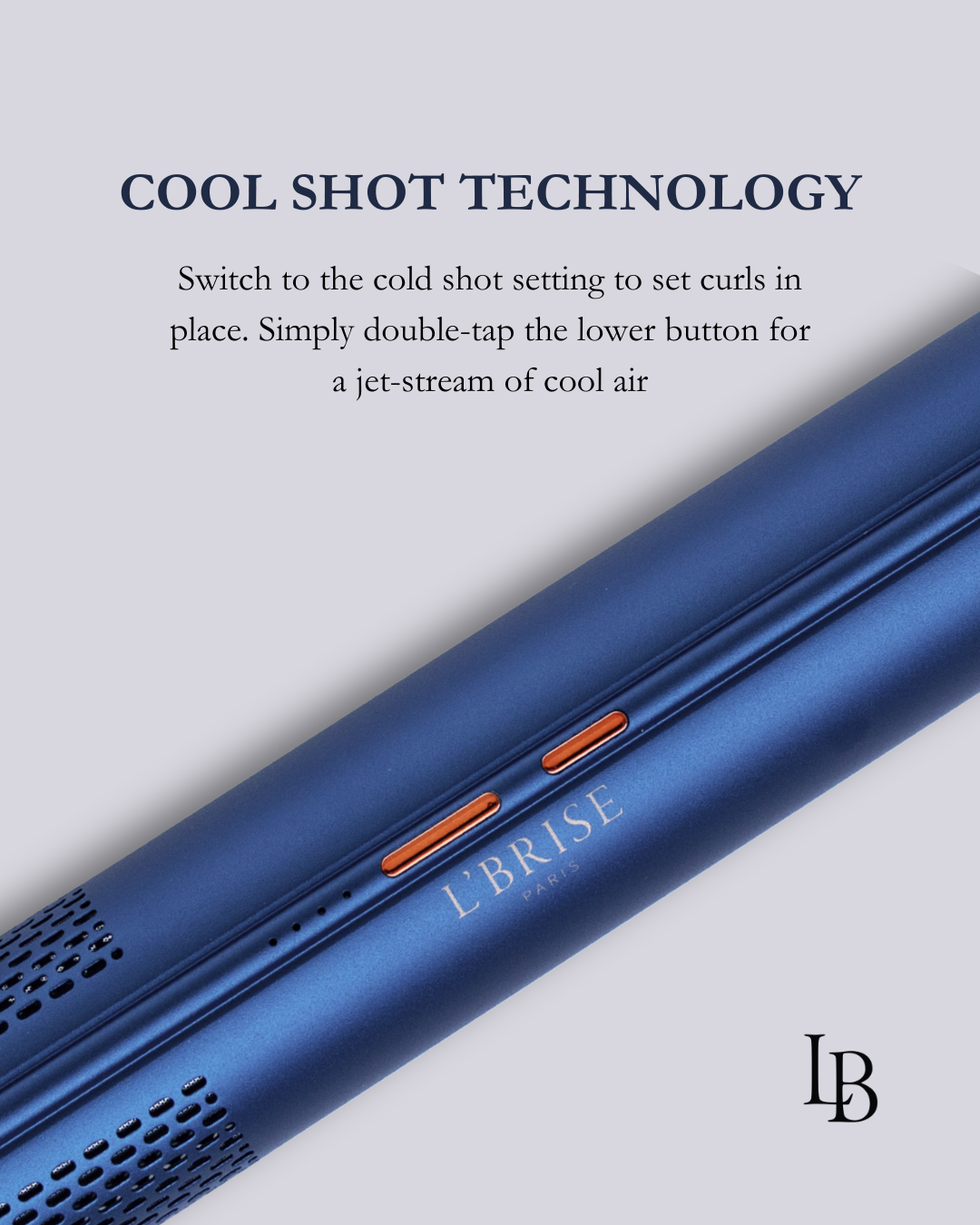 LB HyperDRY™ Professional Hair Dryer (Luxury Aluminum / Ritz Blue)