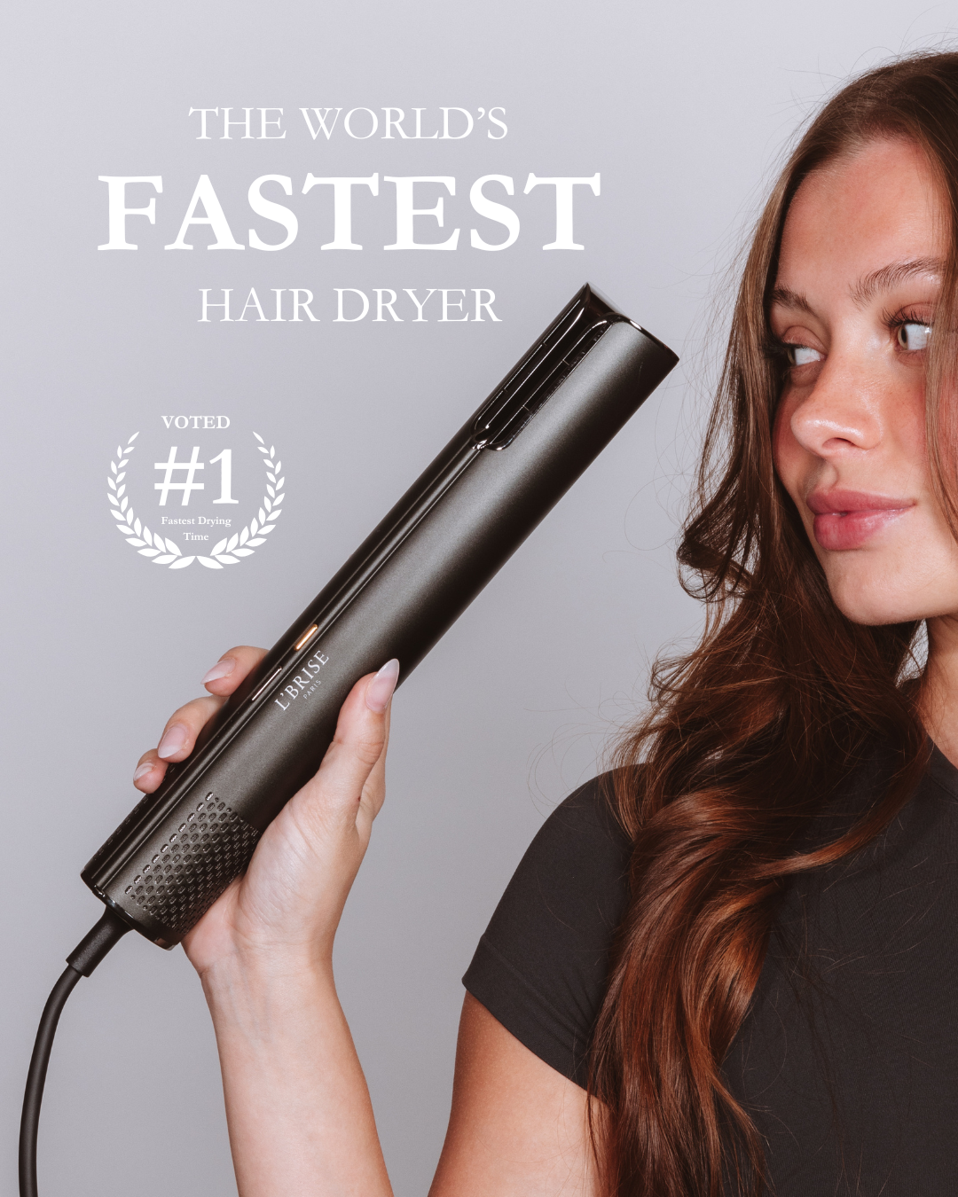 LB HyperDRY™ Professional Hair Dryer (Luxury Aluminum / Ritz Blue)