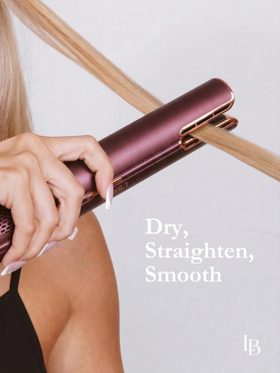 LB HyperDRY™ Professional Hair Dryer (Luxury Aluminum Build / Crimson Red)
