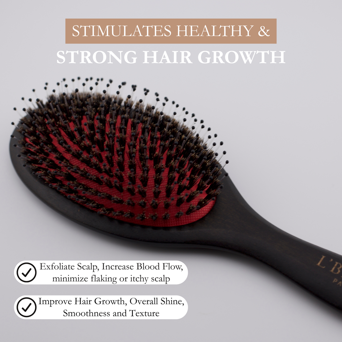 L'Brise Iconic Bristle & Nylon Hairbrush 1872